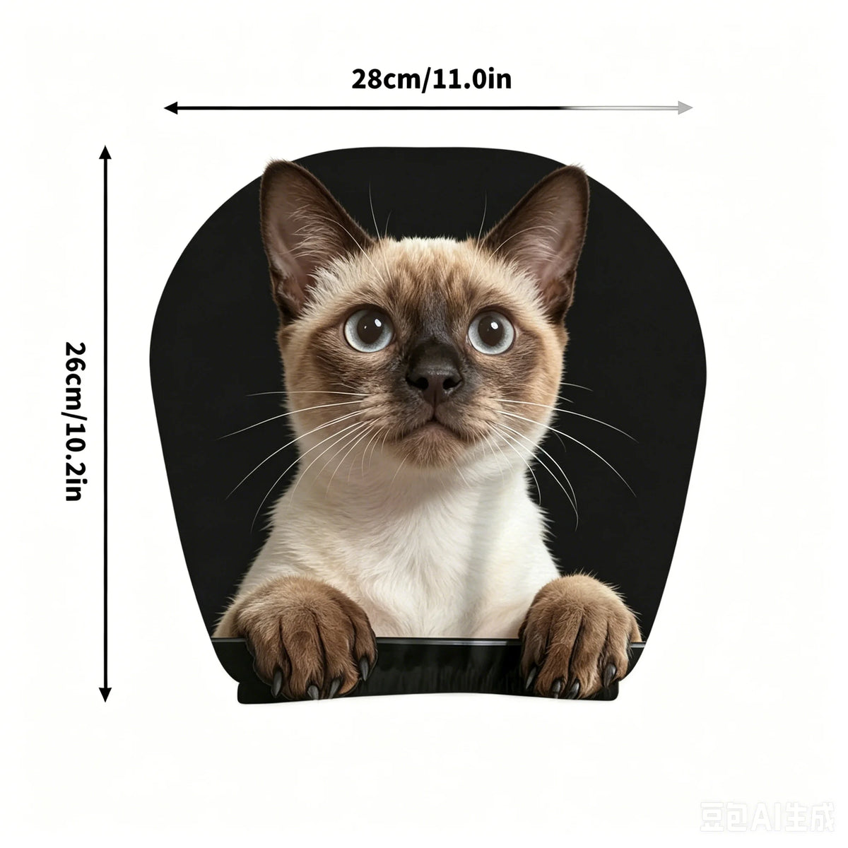 2pcs Funny Cute Dog Pattern Car Headrest Covers, Car Interior Decoration, Easy to Install and Washable, Suitable for Long-Dist