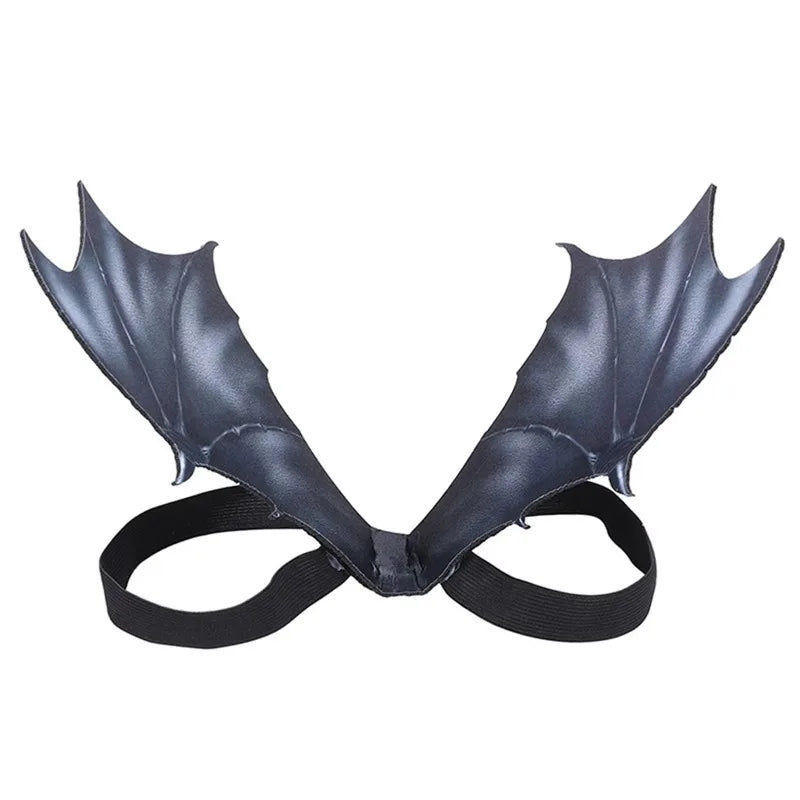Funny Winged Pet Bat Wings Costume Halloween Cosplay Dress Up Supplies Party Decoration Accessories for Cats and Dogs Happy Tails Pet Shop
