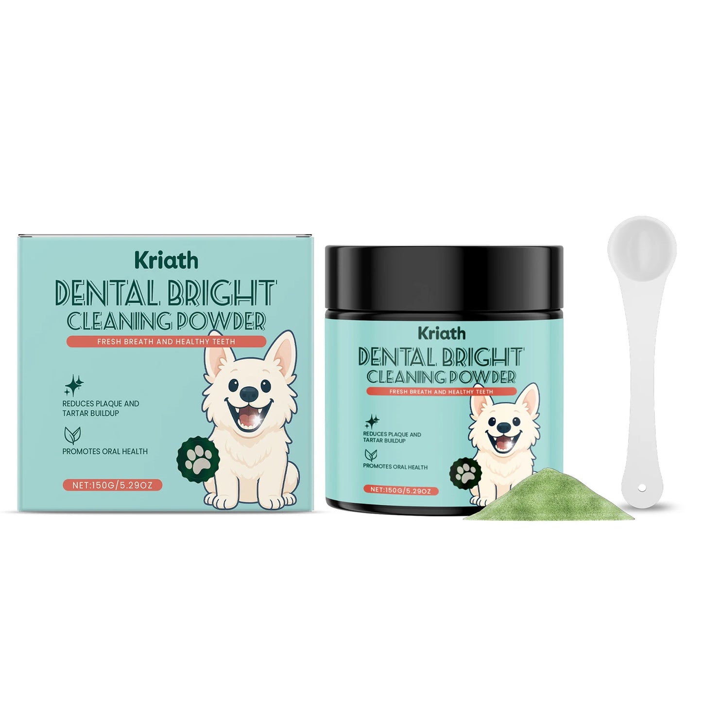 Dog Tooth Cleaning Powder Removing Teeth Surface Stains Reduce Dental Plaques Eliminate Bad Breath Daily Dog Teeth Care Products