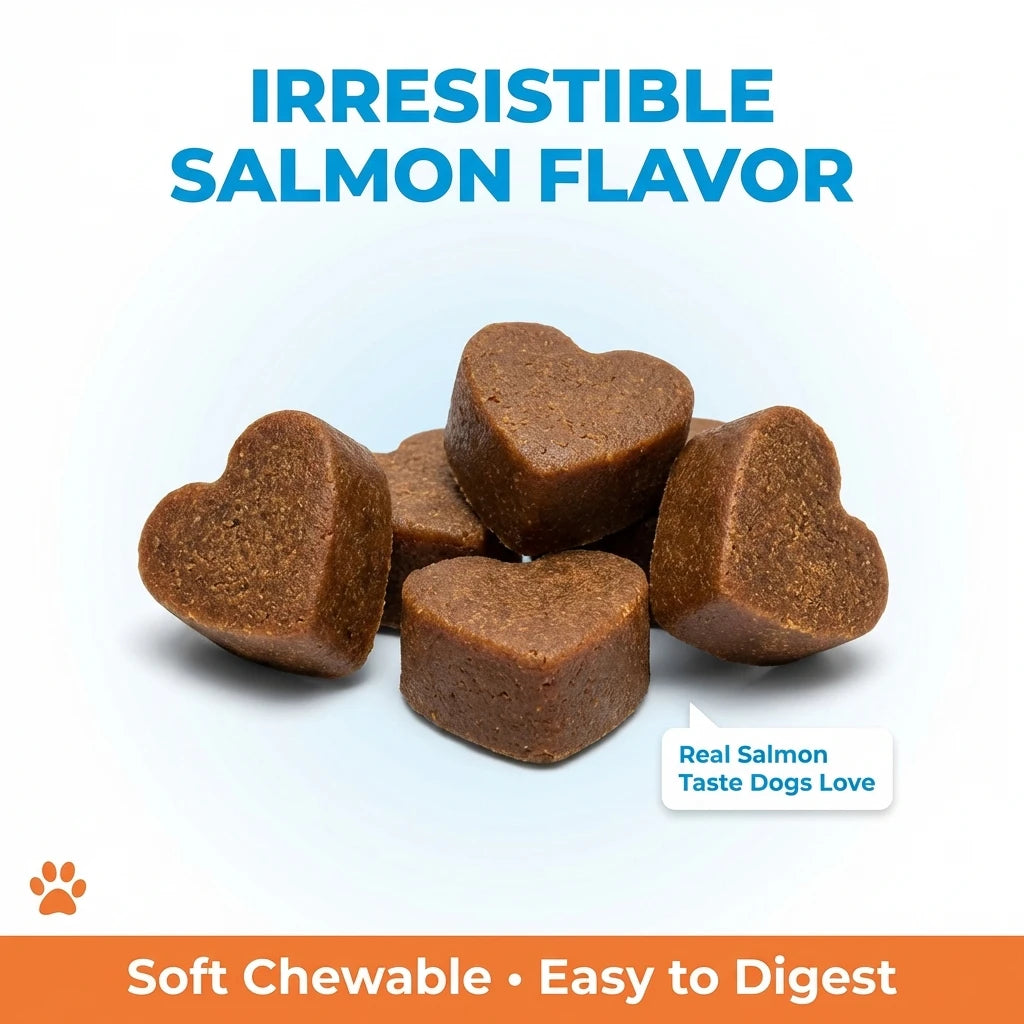 【100 Chews】Probiotics for Dogs-  - Relieve stomach sensitivity and dog gut health probiotics - Digestive Remedies Happy Tails Pet Shop Store