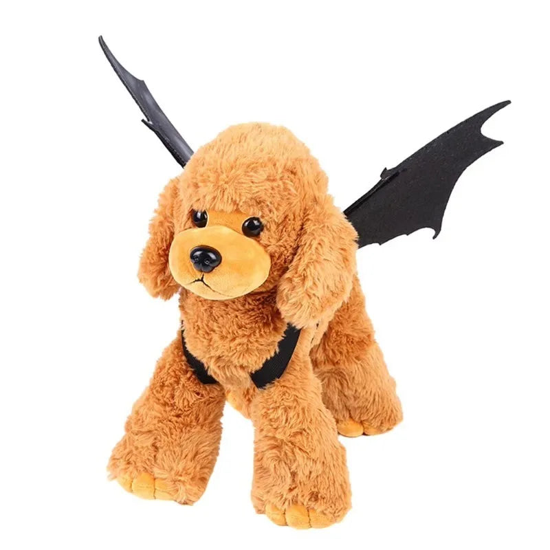 Funny Winged Pet Bat Wings Costume Halloween Cosplay Dress Up Supplies Party Decoration Accessories for Cats and Dogs Happy Tails Pet Shop