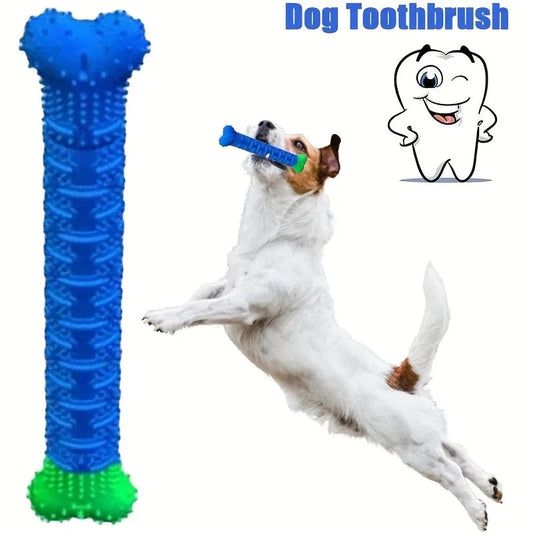 Dog Tooth Cleaning Chew Toy, Rubber Dental Massager & Grinding Stick for Teeth, Healthy Gums, Pet Oral Care Happy Tails Pet Shop Store