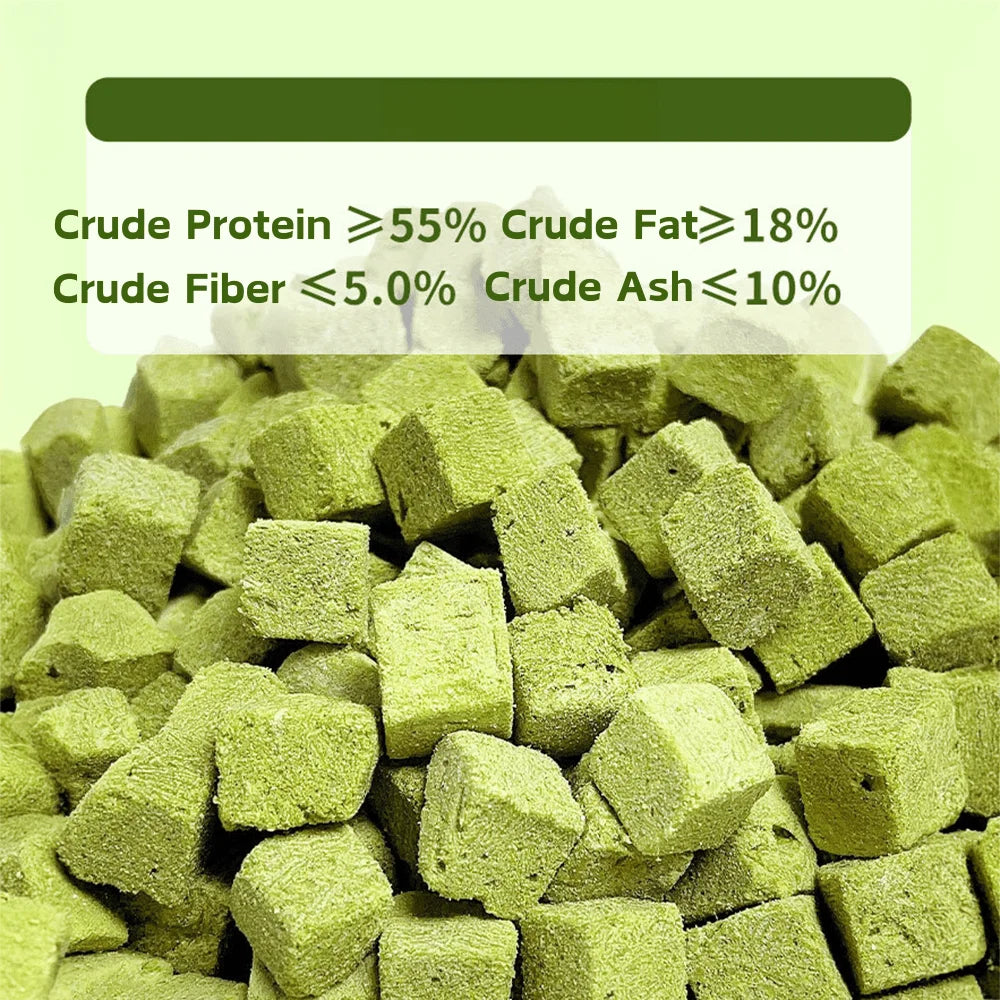 3.8oz/100g Cat Grass Treats for Hairball Support and Teeth Cleaning, Chicken Flavored Hairball Treats for Cats Happy Tails Pet Shop Store