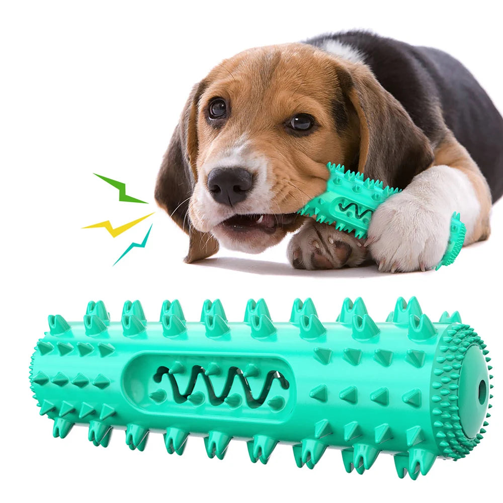 Dog Molar Toothbrush Toys Chew Cleaning Teeth Elasticity Soft Puppy Dental Care Extra-tough Pet Cleaning Toy Supplies Dog toys Happy Tails Pet Shop Store