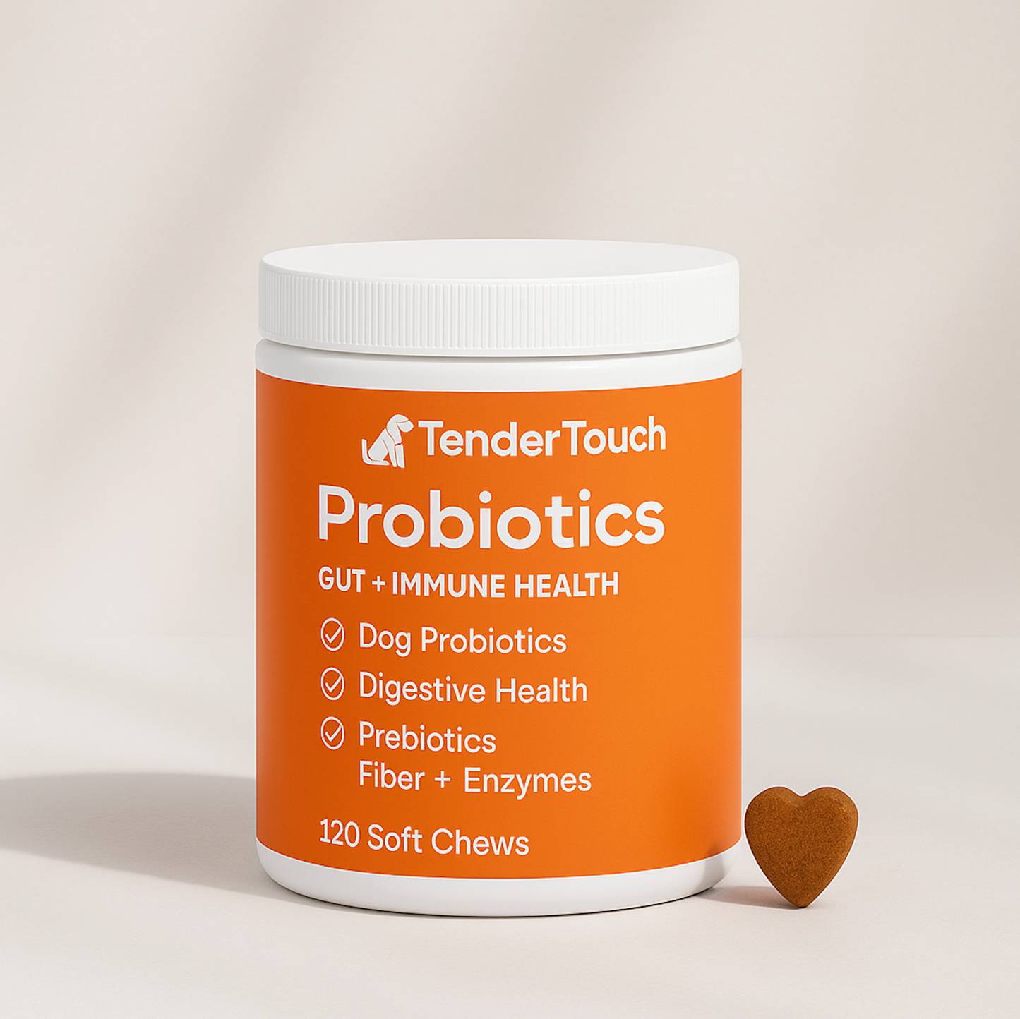 360 Chews - 3 Pack (3 x 180g/6.35oz) 540g/19.1oz - TenderTouch Multivitamin Dog Supplement, Digestive Enzymes, Grain Free Dog Happy Tails Pet Shop Store