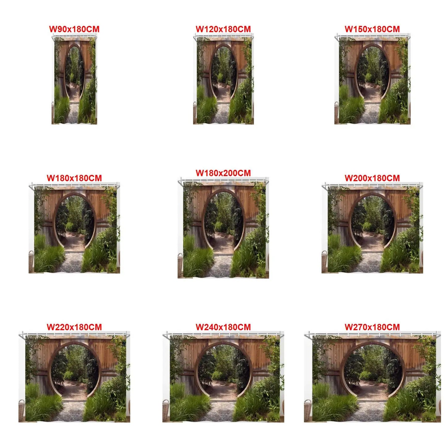 Waterproof Cute Puppy Shower Curtain Dog Lover Gift Bathroom Decor Pet Theme Shower Stall Curtain Wall Accessory Design