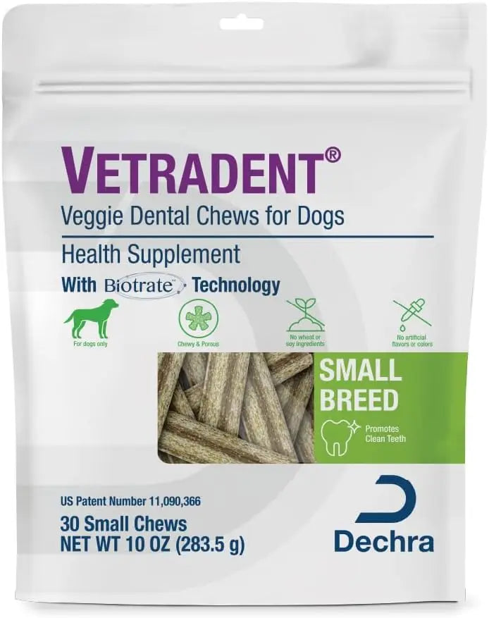 Petiscos Dentais Vegetarianos para Cães Pequenos, Petiscos Naturais para Limpeza dos Dentes