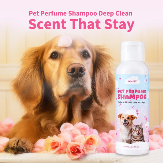 Gel de ducha para mascotas, champú para perros, desodorizante, limpieza profunda con fragancia duradera, pelaje limpio, suave y brillante, perfume para gatos, baño corporal