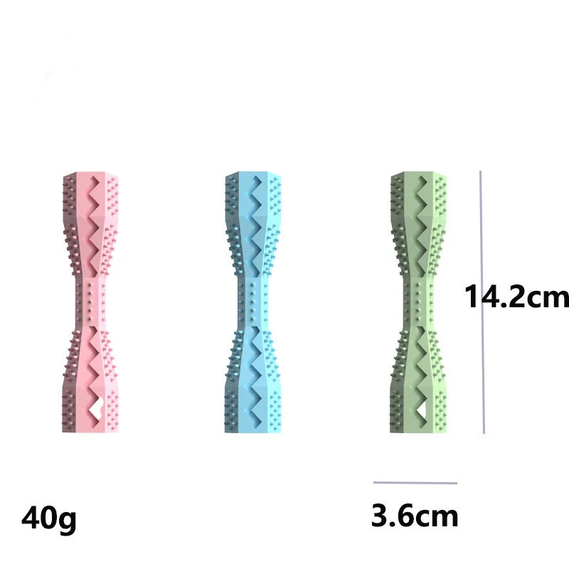 Pet Chew Toy Dog Toothbrush Stick - Dental Chew for Small Medium Large Dogs Tartar Control Dog Teething Toy Cat Puppy Chew Toy Happy Tails Pet Shop Store