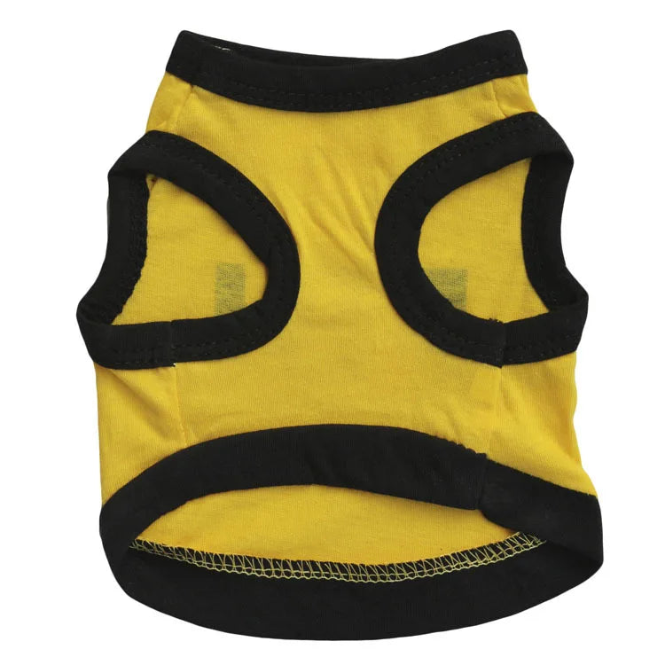 Ropa de verano para perros transpirable de algodón con estampado de letras camuflaje FBI, chaleco tipo camiseta para perros pequeños XS-L, chalecos de policía para cachorros