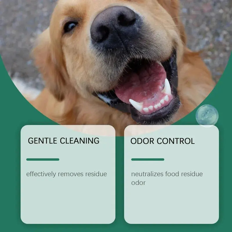 Pet Teeth Cleaning Powder for Dog Reduces Tartar and Calculus Protect Dog Oral Gum Health Freshen Breath Dog Cleaning Products Happy Tails Pet Shop Store