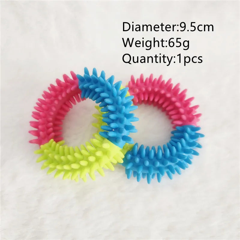 Durable Rubber Dental Teeth Care Dog Toys for Small Dogs Indestructible Dog Toy Teeth Cleaning Chew Training Toys Pet Supplies Happy Tails Pet Shop Store
