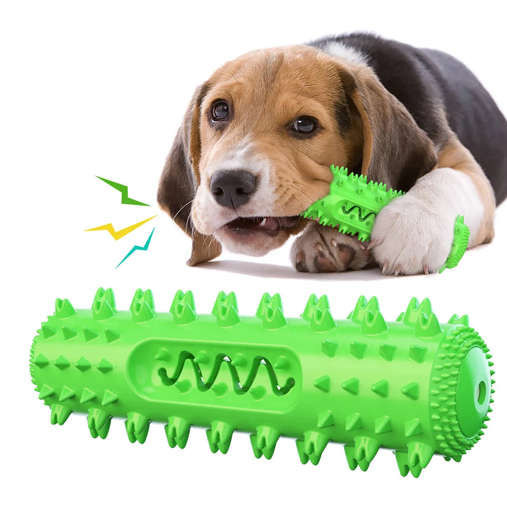 Dog Molar Toothbrush Toys Chew Cleaning Teeth Elasticity Soft Puppy Dental Care Extra-tough Pet Cleaning Toy Supplies Dog toys Happy Tails Pet Shop Store