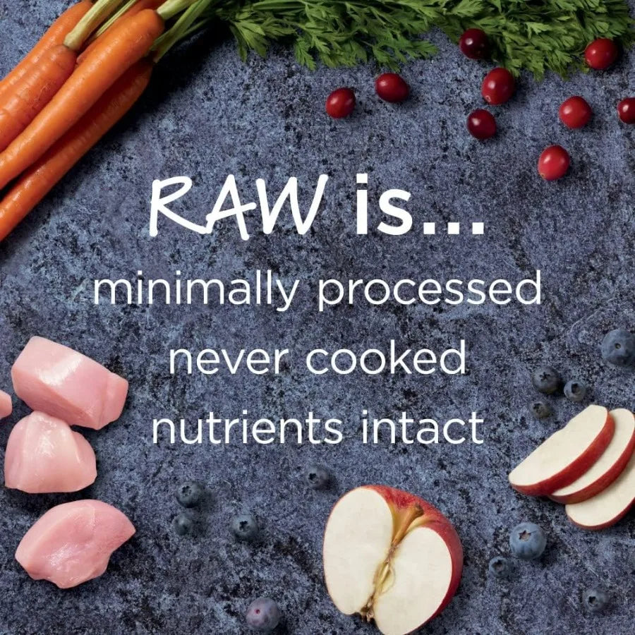 Ração Natural Seca para Cães Raw Boost com Pedaços Liofilizados, Receita Sem Grãos com Alto Teor de Proteína - Frango de Verdade, Saco de 4,5 kg