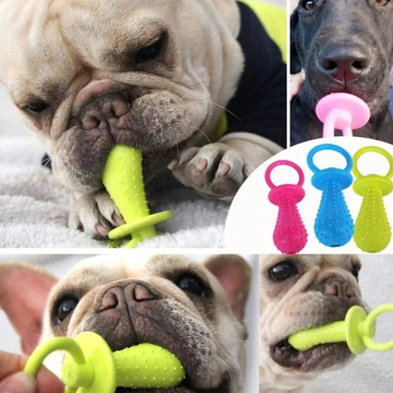 Durable Rubber Dental Teeth Care Dog Toys for Small Dogs Indestructible Dog Toy Teeth Cleaning Chew Training Toys Pet Supplies Happy Tails Pet Shop Store