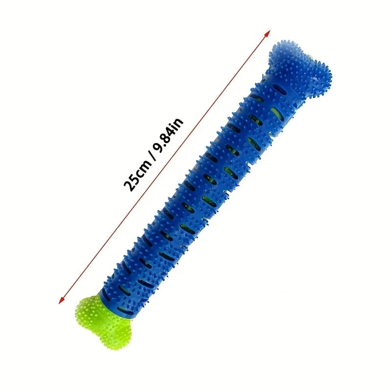 Dog Tooth Cleaning Chew Toy, Rubber Dental Massager & Grinding Stick for Teeth, Healthy Gums, Pet Oral Care Happy Tails Pet Shop Store