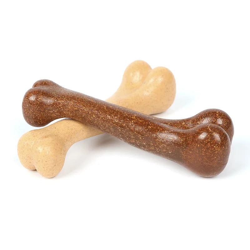 Dog Bone Chew Toy Durable Teeth Cleaning Toy, Interactive Play Training Pet Toy for Dogs Puppies Dental Health & Teeth Care Happy Tails Pet Shop Store