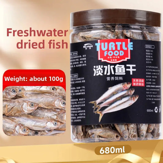 Naichong Small Pet & Reptile Freeze-Dried Food - Diet for Hamsters,Sugar Gliders,Turtles&Fish with Dried Fish,Shrimp & Mealworms