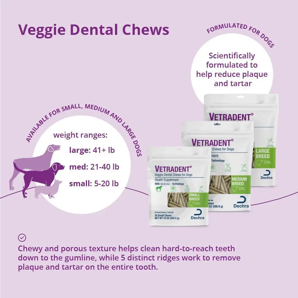 Petiscos Dentais Vegetarianos para Cães Pequenos, Petiscos Naturais para Limpeza dos Dentes