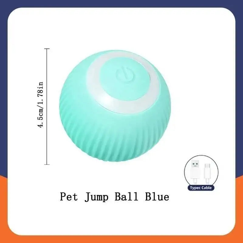 Smart Dog Toy Ball Electronic Interactive Pet Toy Moving Ball USB Automatic Moving Jumping Bouncing Happy Tails Pet Shop Store