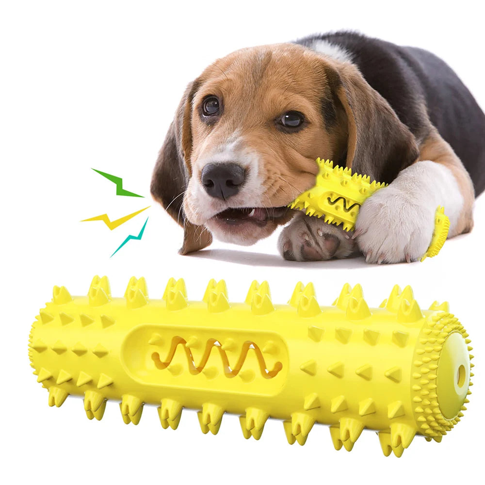 Dog Molar Toothbrush Toys Chew Cleaning Teeth Elasticity Soft Puppy Dental Care Extra-tough Pet Cleaning Toy Supplies Dog toys Happy Tails Pet Shop Store
