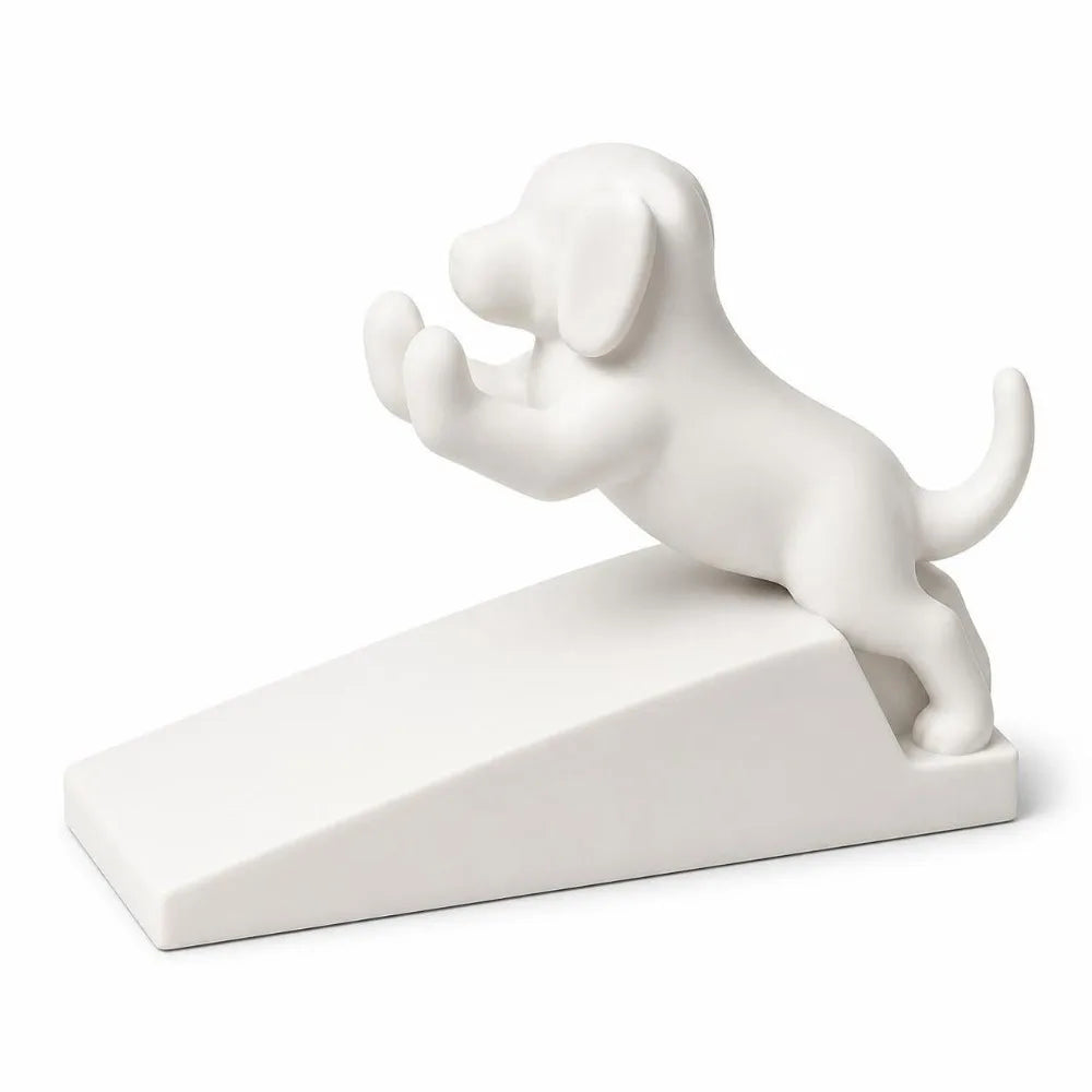 New Dog Shape Door Stopper Wedge Non-Slip Anti-Collision Puppy Door Top Cartoon Noise-Reducing Door Stop Wedge Home Decor