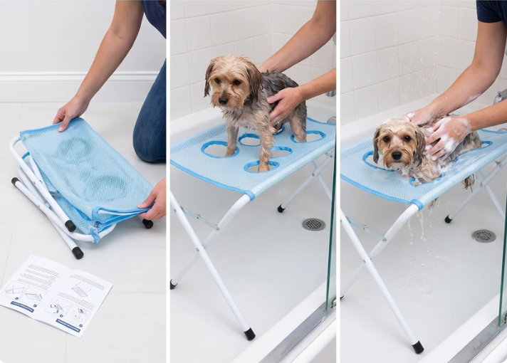 New Pet Fixed Anti-scratch Bite Split Beauty Hammock Small Dog Cat Nail Clipping Bath Table Beauty Table